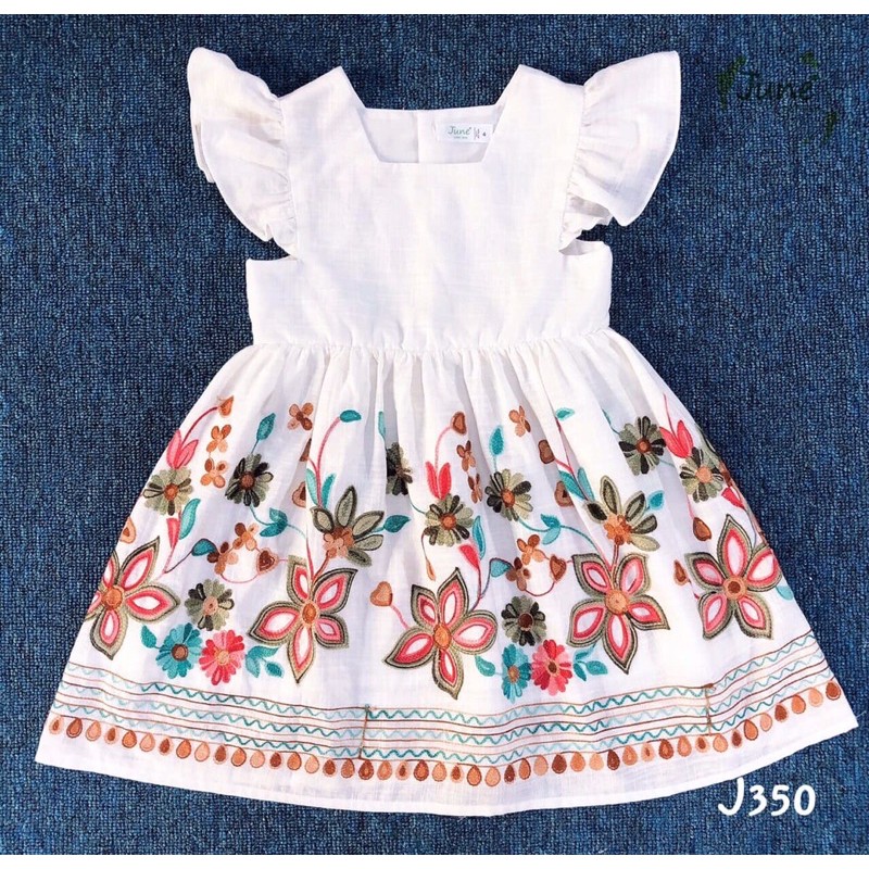 Váy bé gái thêu June