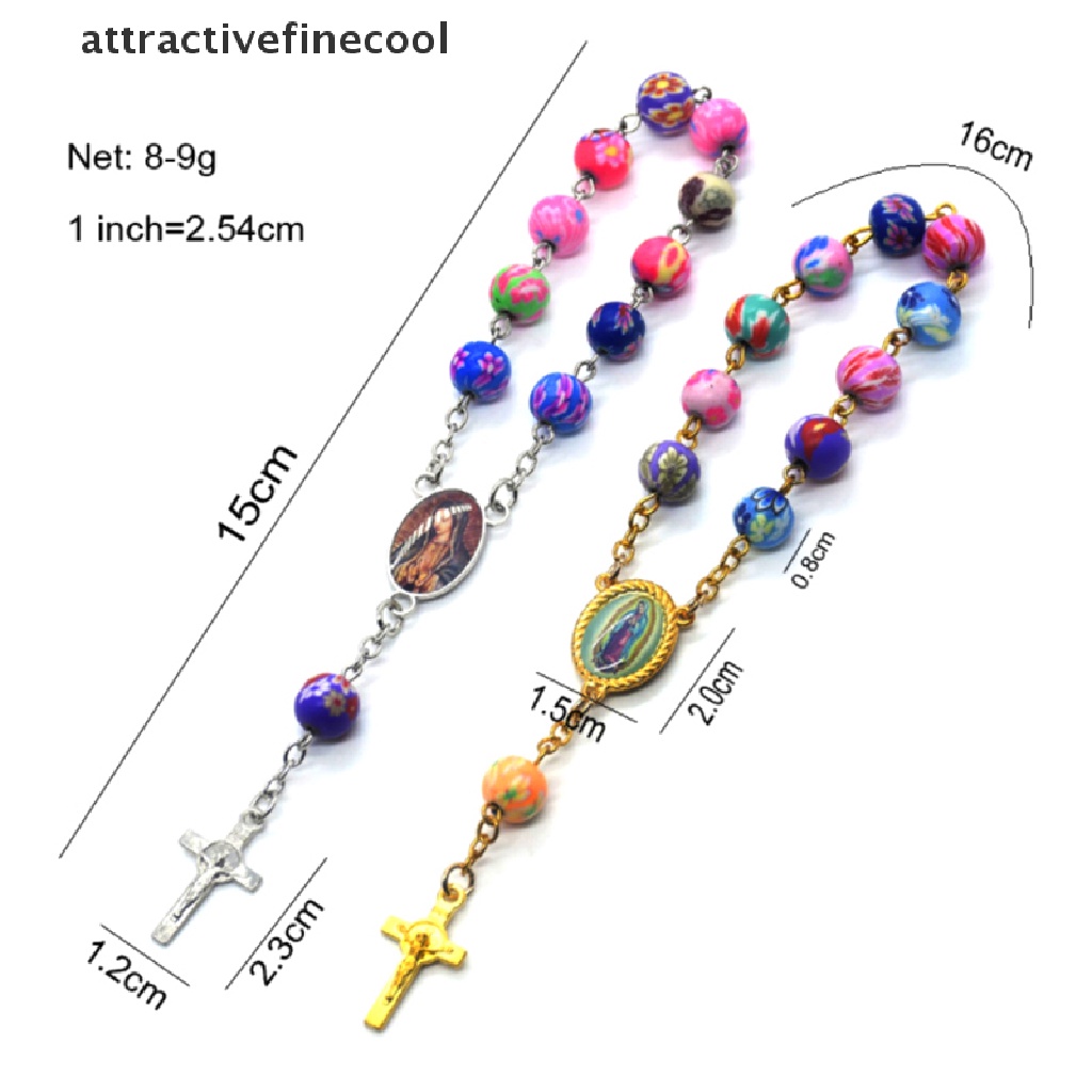 Vòng Đeo Tay Chuỗi Hạt Phong Cách Công Giáo Mary Christian