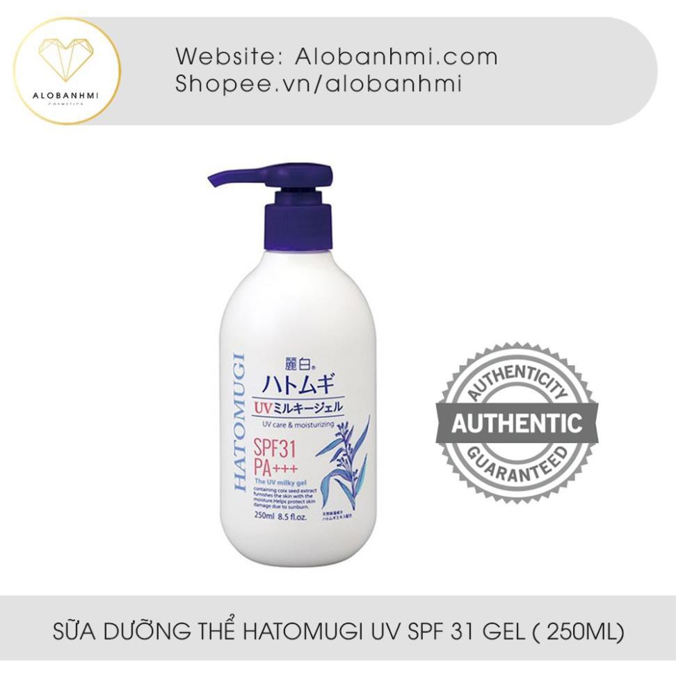 Sữa Dưỡng Thể Chống Nắng Hatomugi Uv Spf 31 Gel ( 250ml)