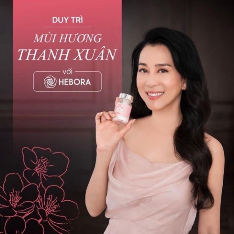 [Chính hãng, Mẫu mới] HEBORA Viên uống thơm cơ thể hộp 60 viên