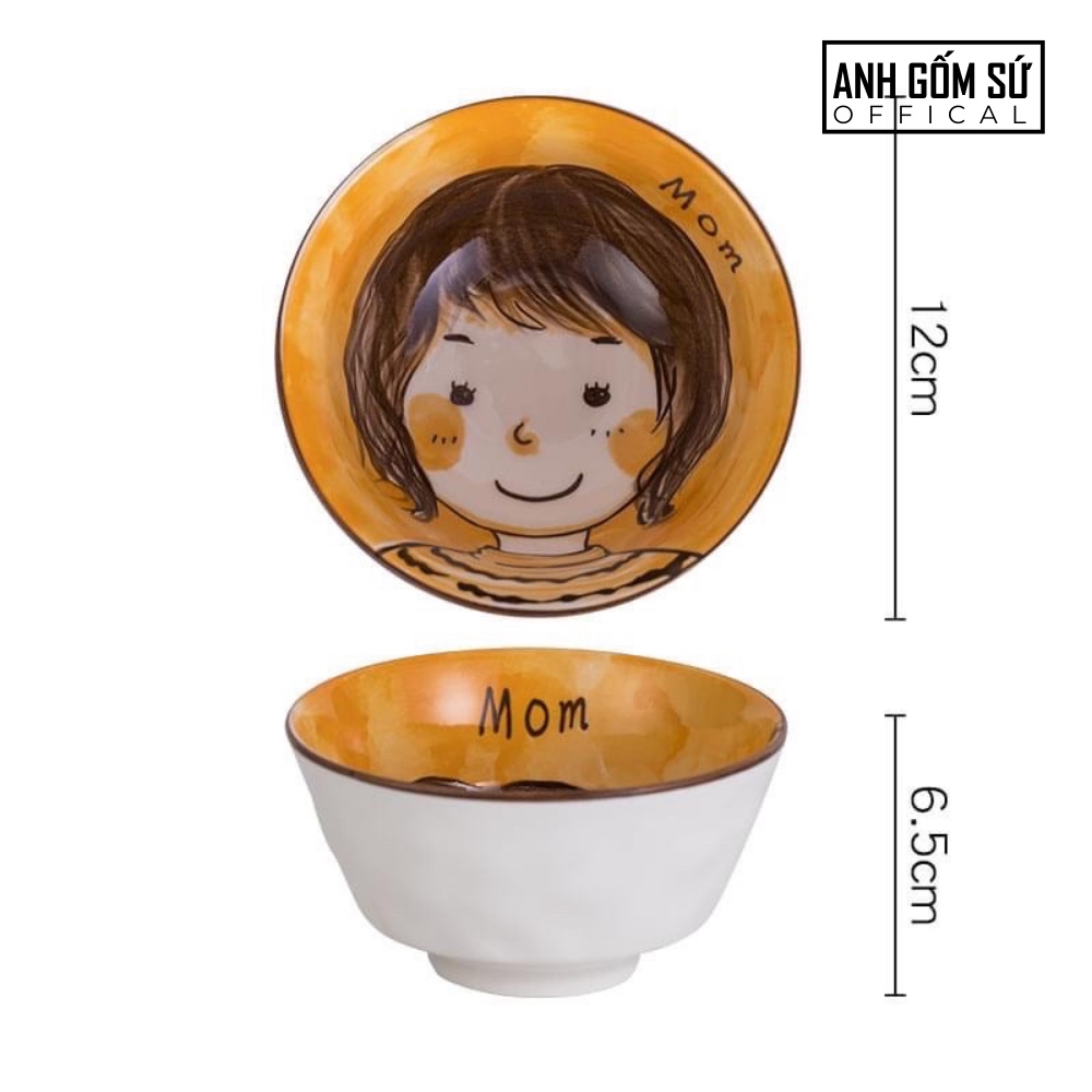 Bộ bát gia đình gốm sứ