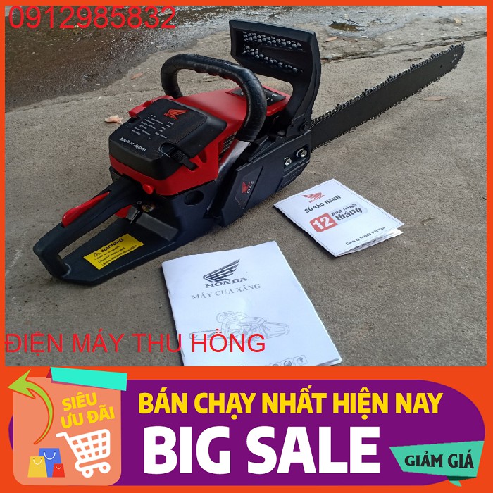 MÁY CƯA XÍCH CHẠY XĂNG HONDA 68CX SIÊU BỀN SIÊU KHỎE