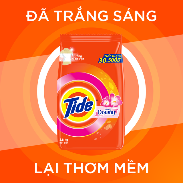 Bột giặt Tide Hương Downy Túi 3.8kg