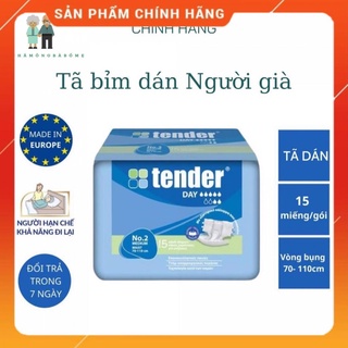 Tã bỉm dán người già tender 15 miếng cho người lớn - ảnh sản phẩm 7