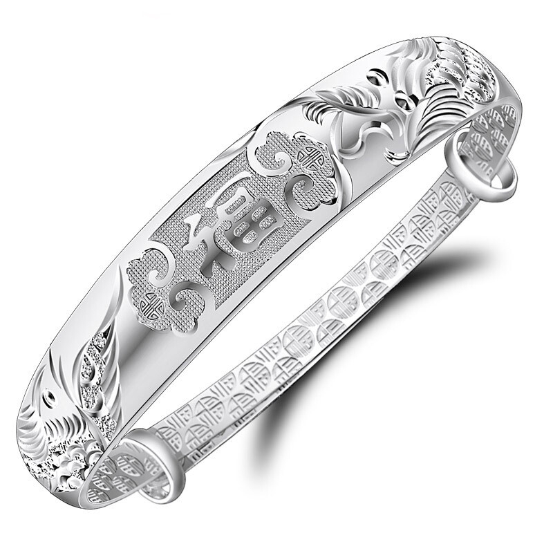 S925 Bạc Vòng Tay Sang Trọng