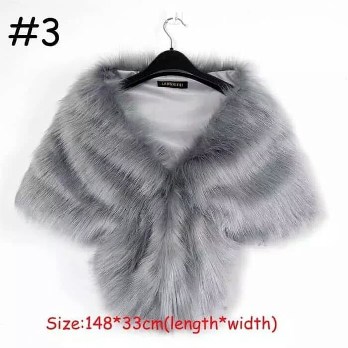 Áo Khoác Lông Màu Xám Thời Trang Cao Cấp Cho Nữ | BigBuy360 - bigbuy360.vn