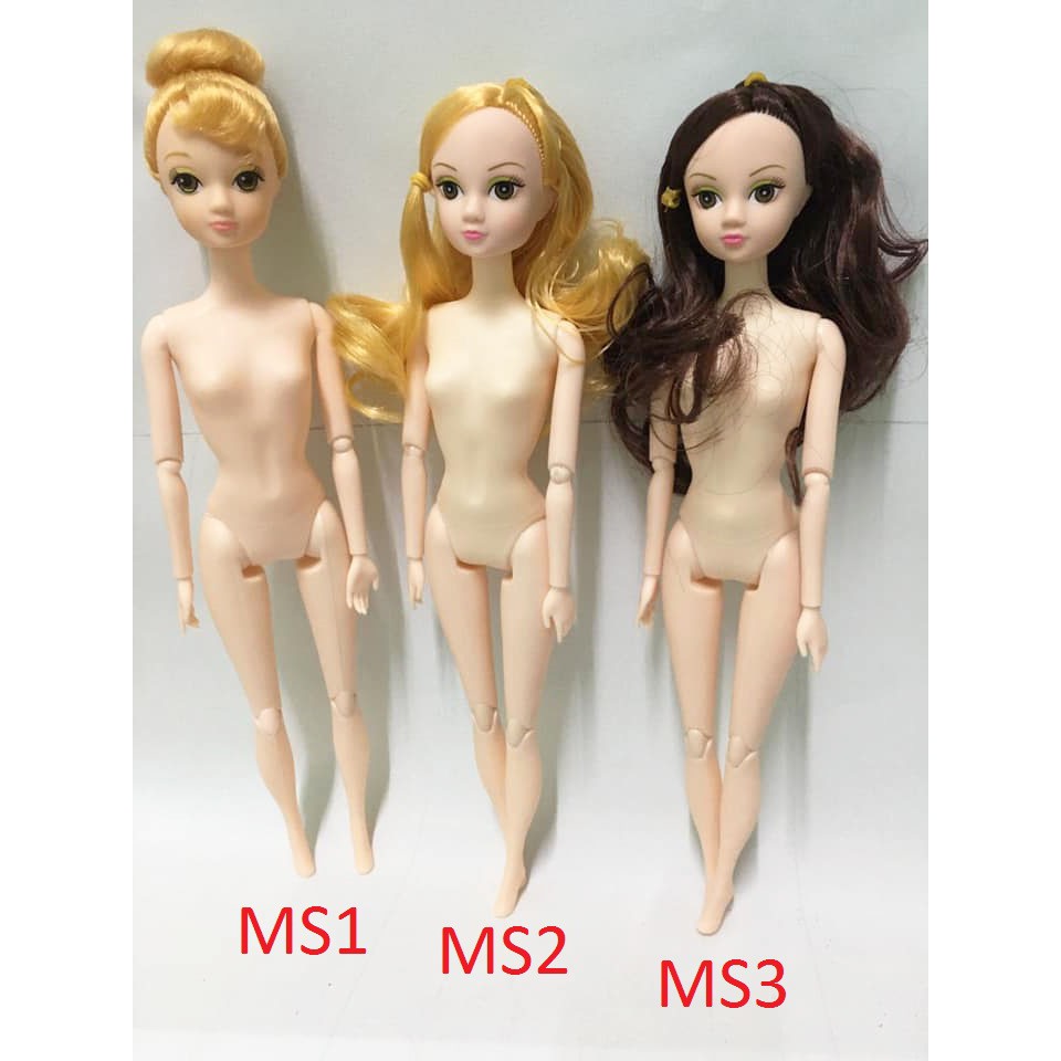 Búp bê mắt vẽ da trắng loại 2