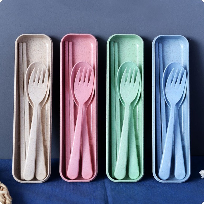 Bộ Muỗng Đũa Lúa Mạch An Toàn -235