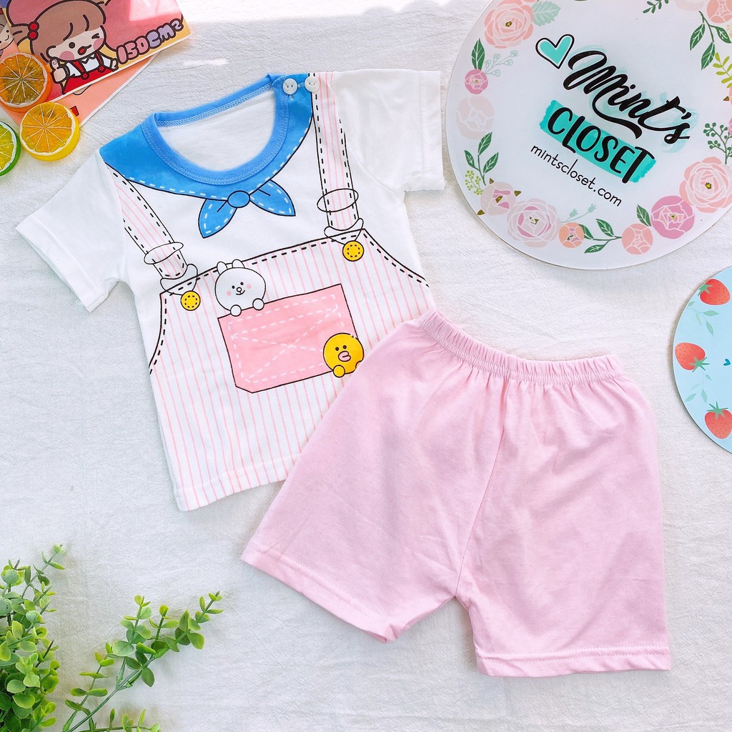 Bộ Cotton Baby Dành Cho Bé Từ 1-4 Tuổi Loại I - S1229