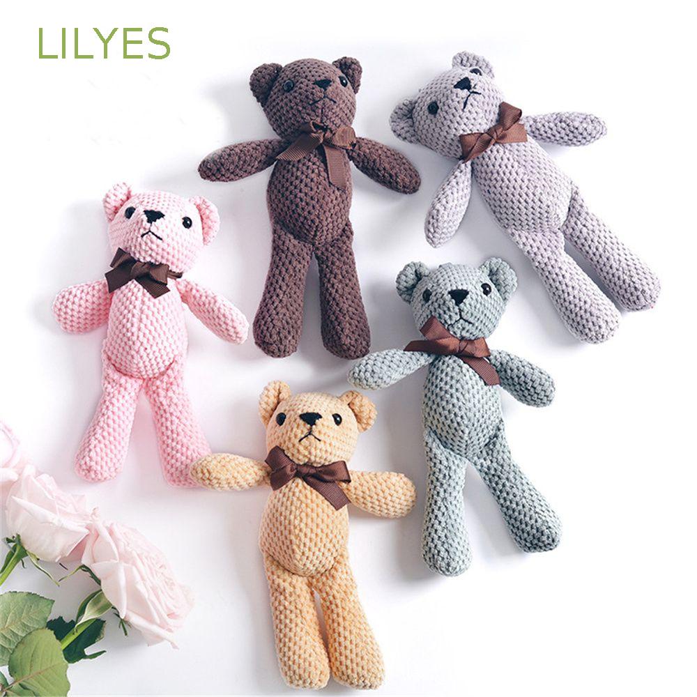 Đồ Chơi Nhồi Bông Hình Chú Gấu Dễ Thương 15cm Trang Trí Tiệc Sinh Nhật/Đám Cưới