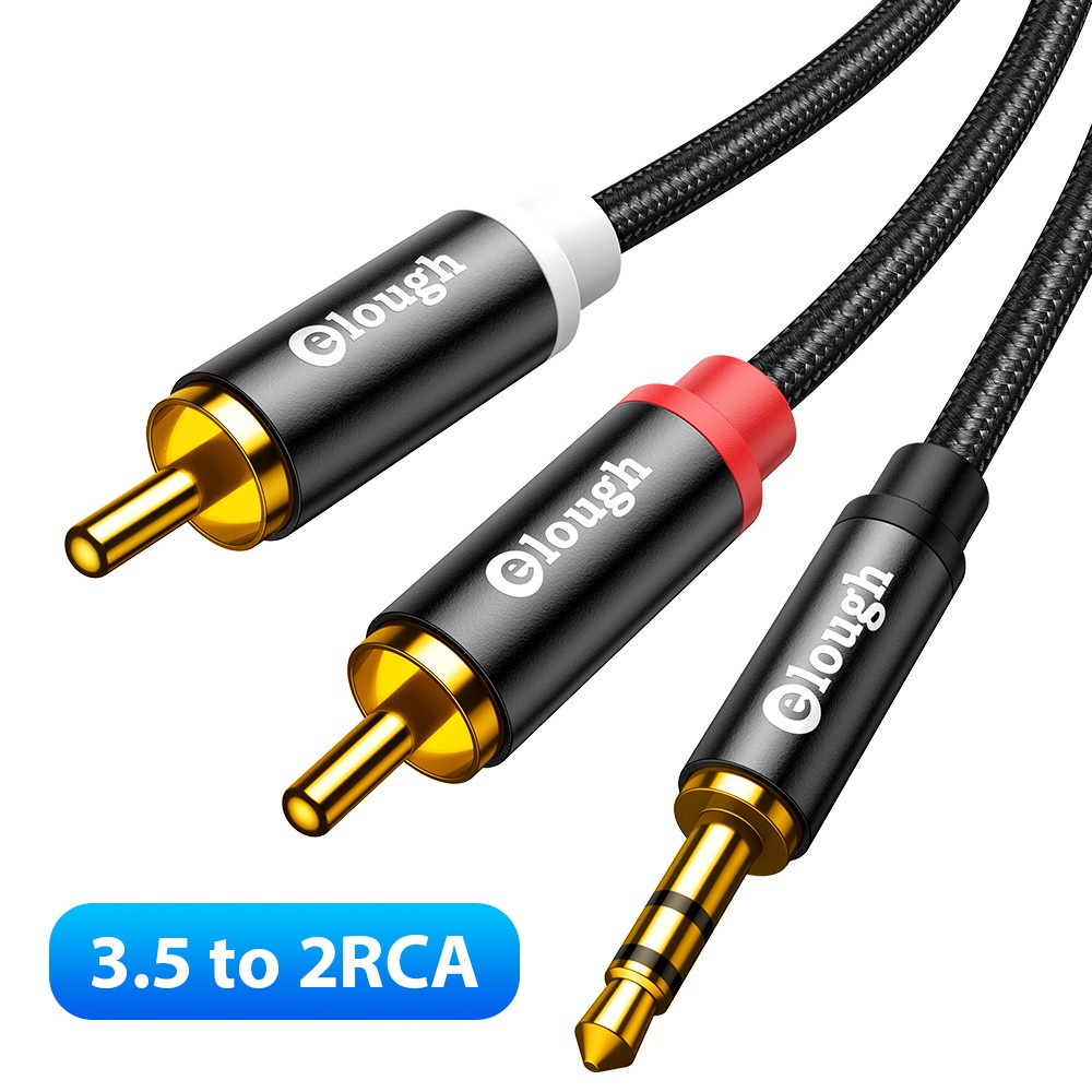 Dây Cáp Âm Thanh Chuyển Đổi RCA 3.5 Sang RCA 3.5mm Sang 2RCA Chuyên Dụng