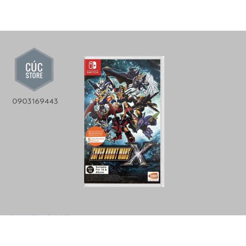 Băng chơi game SWITCH: Super Robot Wars X