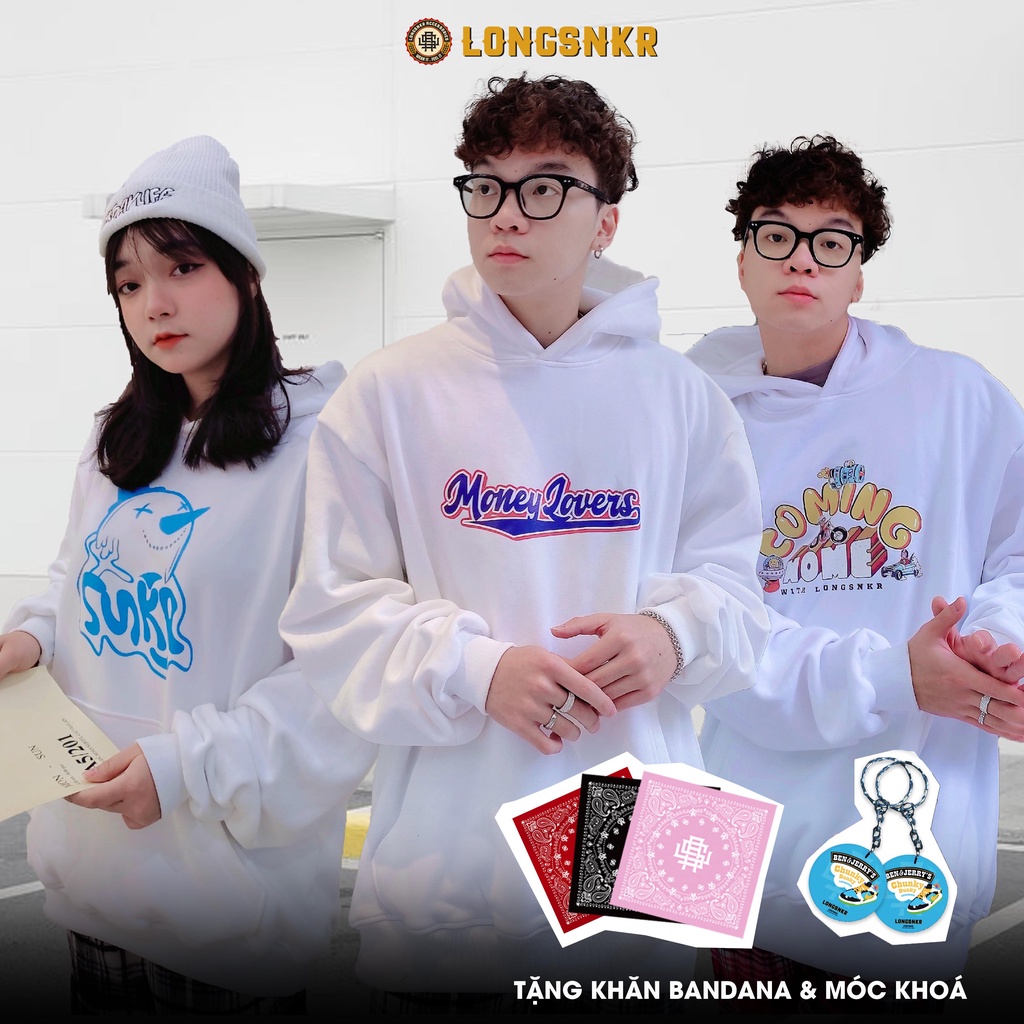 [Tặng Móc Khoá và khăn Tuban] _ Áo Hoodie Money Lover chất nỉ cao cấp Longsnkr Streetwear - Hoodie/ Áo nỉ