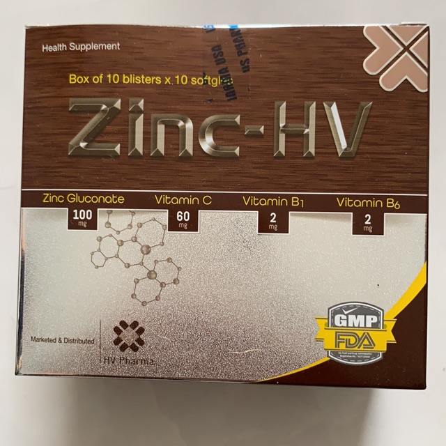 ZinC -HV hàng US Pharma