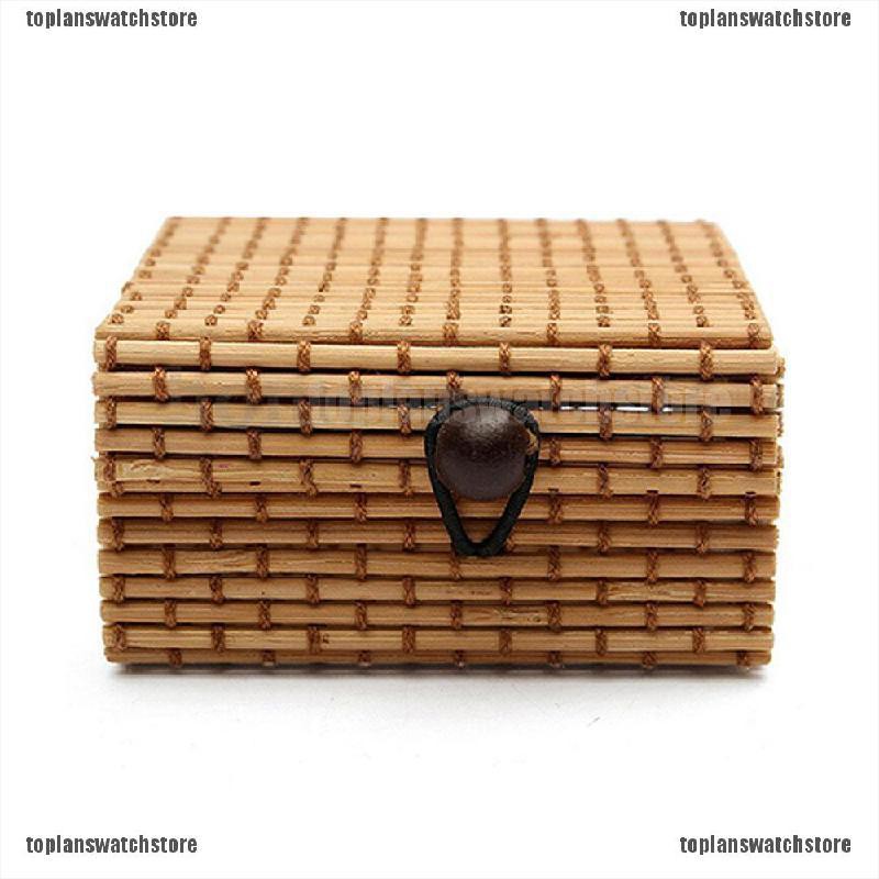 Hộp Đựng Trang Sức Bằng Gỗ Tre Tiện Dụng