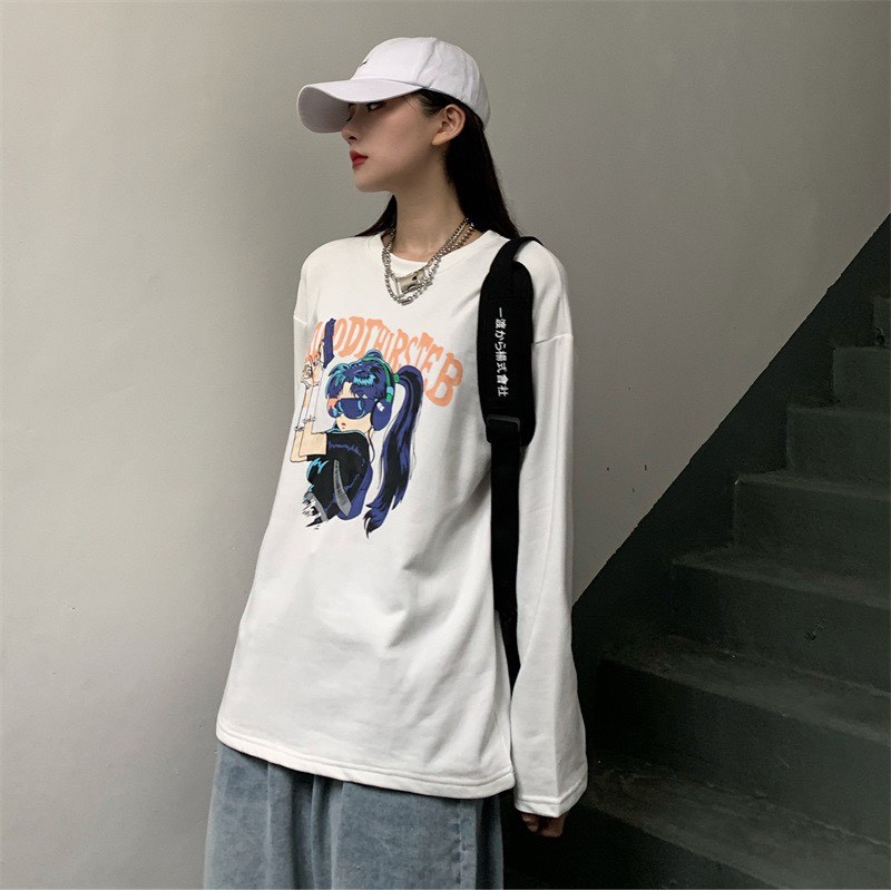 Áo thun tay dài form rộng NEKO.SG, Áo thun Streetwear SWT13