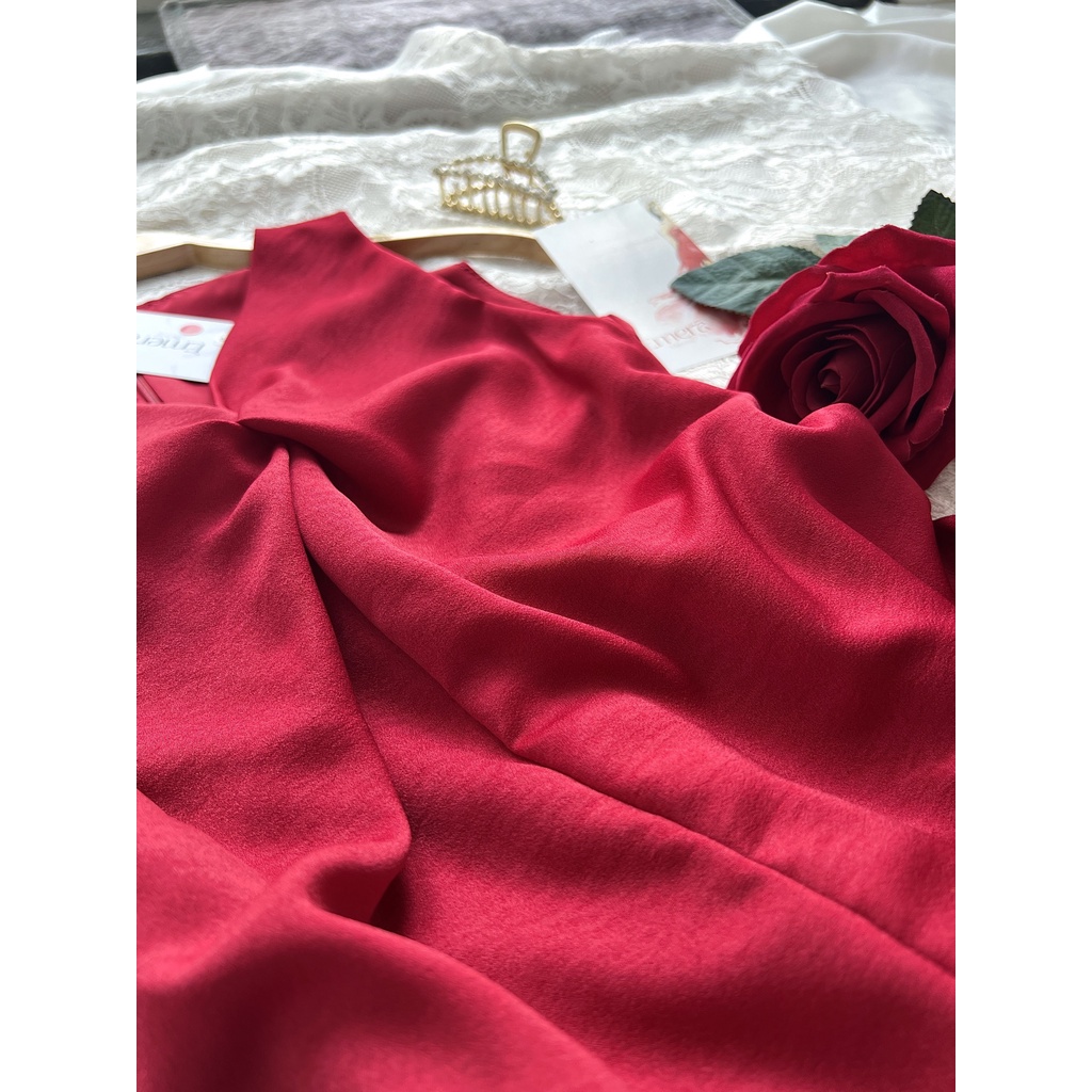Váy Mimi Dress đỏ - Váy chữ A, váy xòe