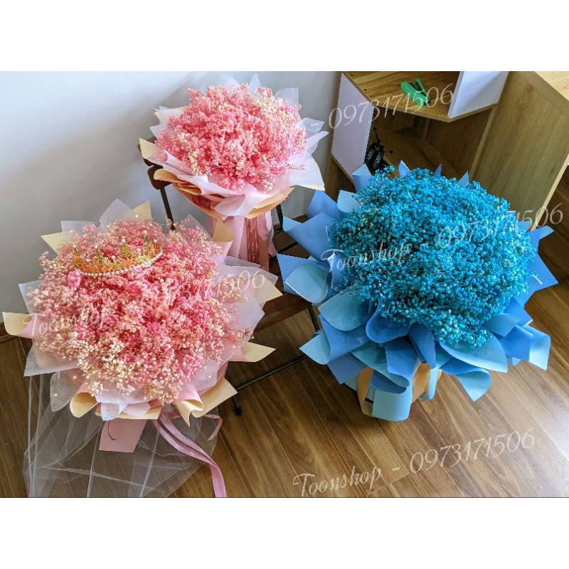 Bó hoa baby khô SIÊU TO ĐẸP