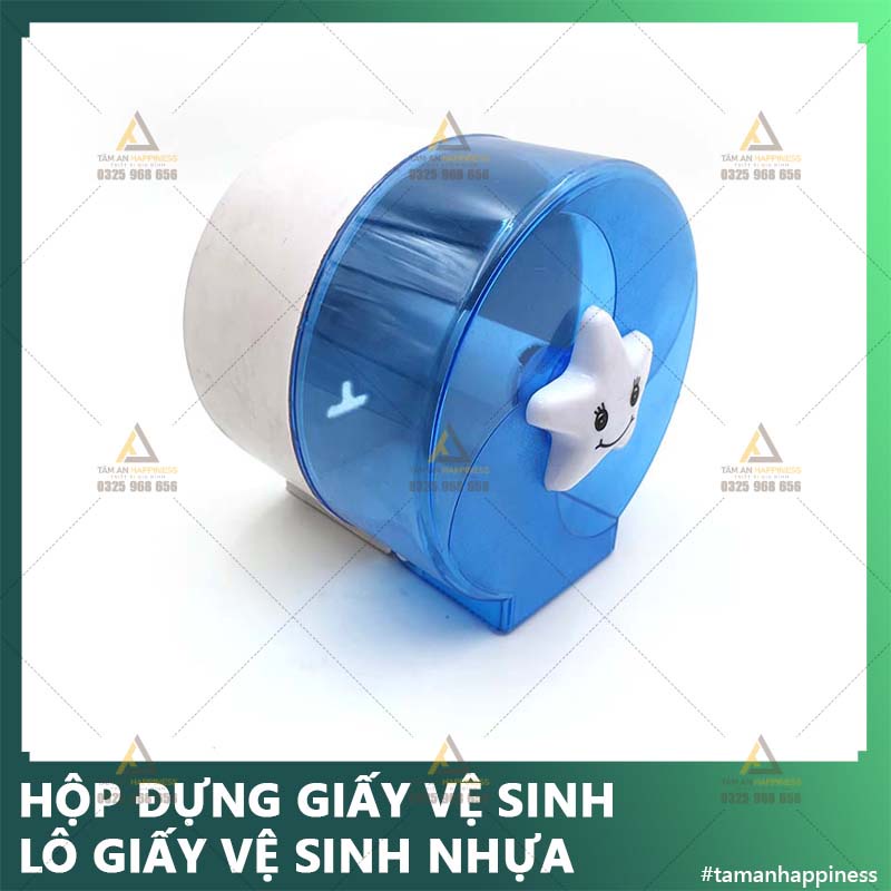 [Có bảo hành] Hộp đựng giấy vệ sinh, lô giấy vệ sinh nhựa ABS cao cấp an toàn, bảo hành chính hãng