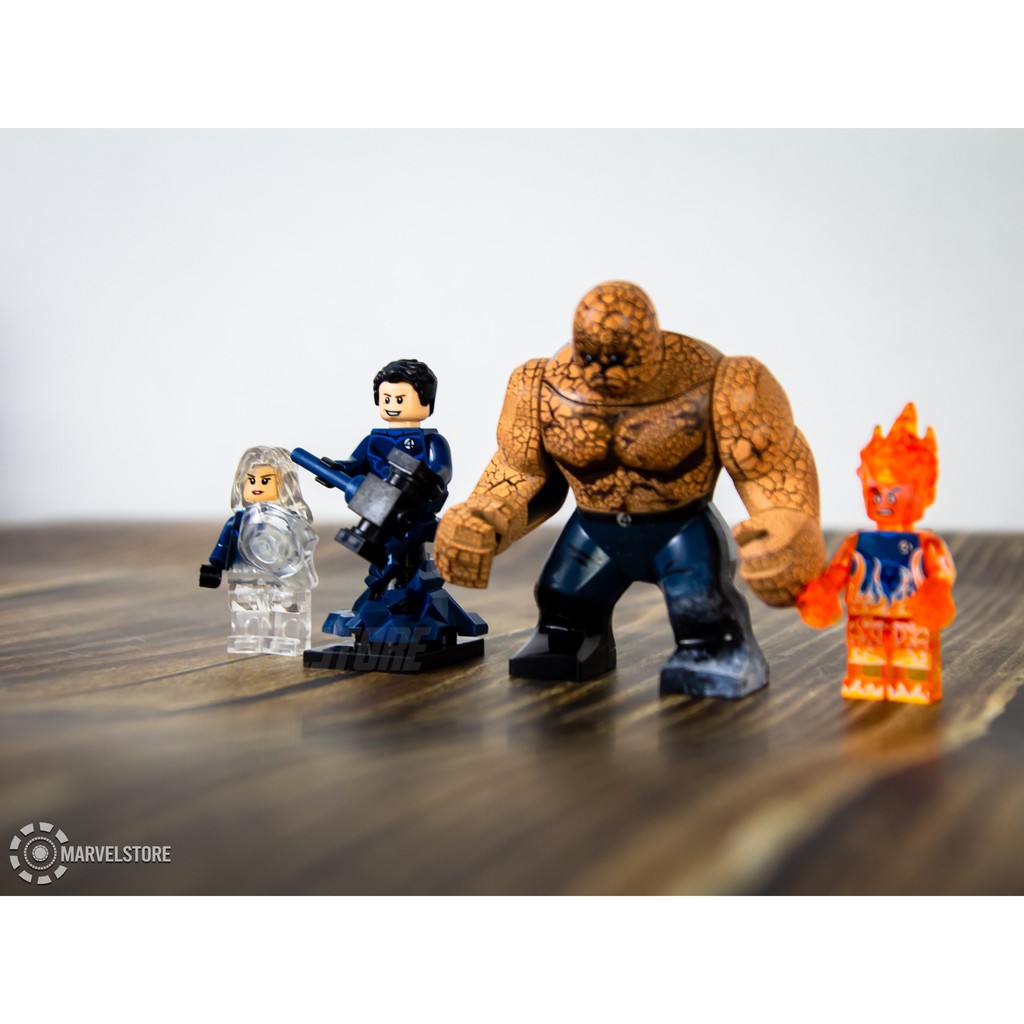 Lego Fantastic Four F4 bộ sưu tập mô hình Marvel mini figure