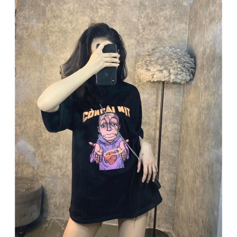 Áo Thun Hè Áo Phông Tay Lỡ Còn Cái Nịt Hottrend Chất Cotton Cổ tròn Form Thụng  Tay Lỡ Nam Nữ Unisex Ulzzang Giá Rẻ