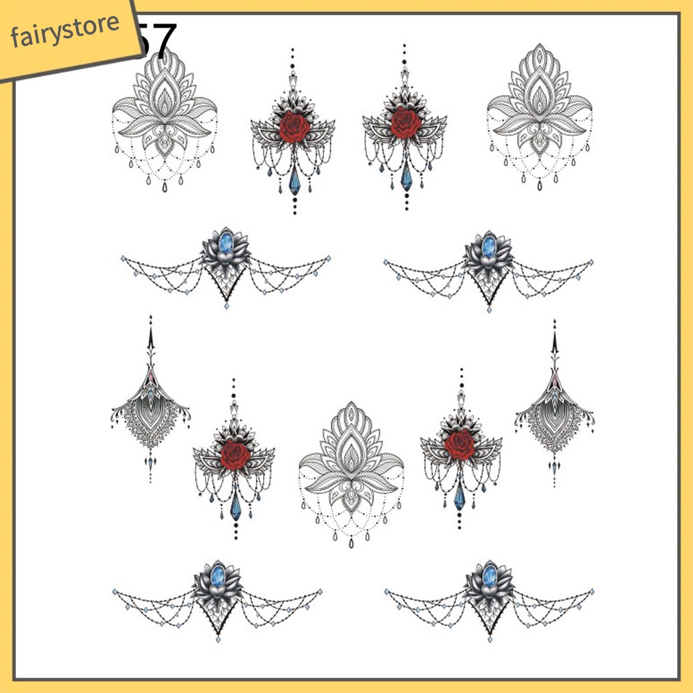 [Hàng mới về] Nhãn dán trang trí móng tay nghệ thuật in hoa văn bắt mắt