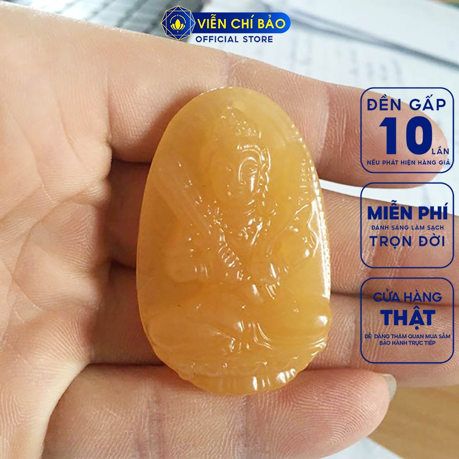 Mặt dây chuyền phật bản mệnh Hư Không Tạng Bồ Tát vàng thời trang phụ kiện trang sức Viễn Chí Bảo M200183