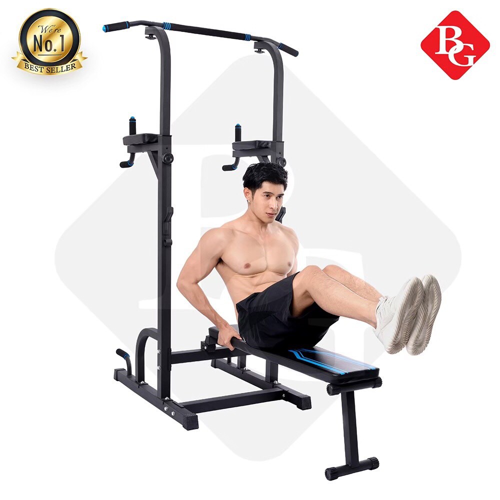 CHAIR19Xà đơn-xà kép đa năng thiết bị tập tổng hợp tay vai bụng cao cấp Đặc Biệt có ghế tập bụng