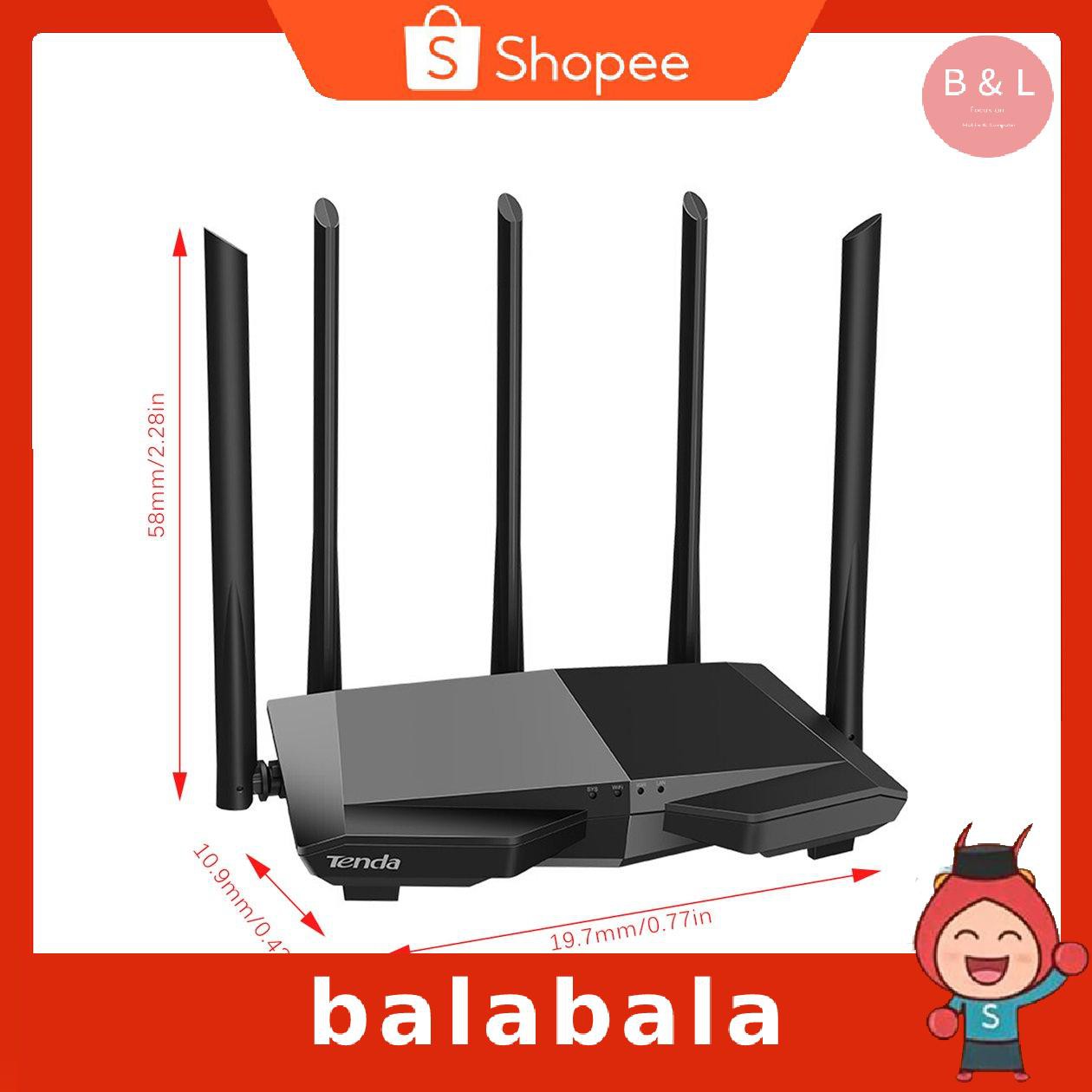 Bộ Định Tuyến Wifi Tenda Ac7 5 Ăng Tenda 5g Tốc Độ Cao