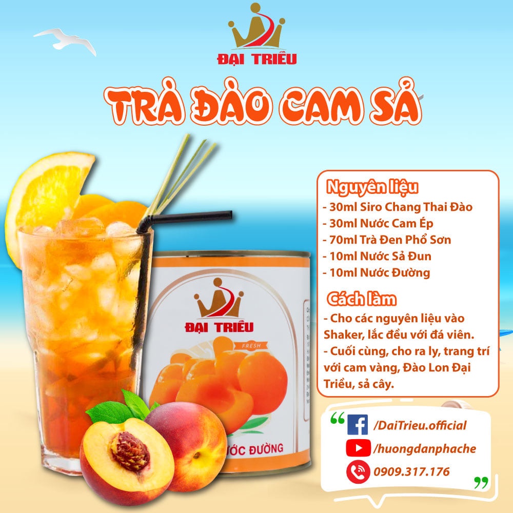 Đào Lon Đại Triều 820g