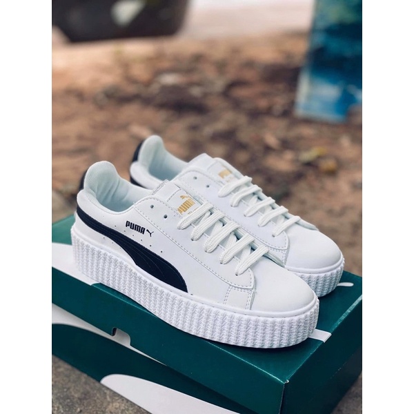 ❌🎁 Giày Thể Thao 𝐏𝐮𝐦𝐚, 𝐏𝐮𝐦𝐚 Kẻ Đen Bản Đế Sần Đẹp