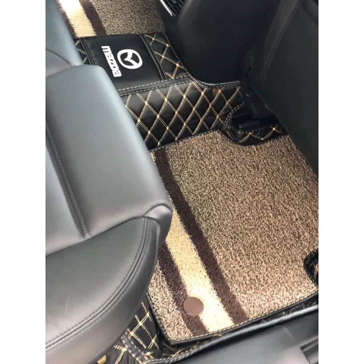 Thảm lót sàn ô tô 6D Mazda 3 2013-2019 chống nước, không mùi, phủ kín 90% sàn xe