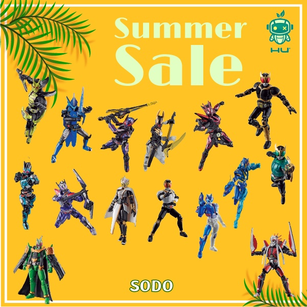 Combo mô hình đồ chơi Sodo Kamen Rider