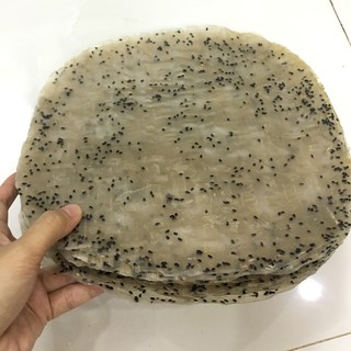 BÁNH TRÁNG NƯỚNG MÈ ĐEN  ( loại dày)  Đặc sản Phù Mỹ - Bình Định   (ràng 25 cái)