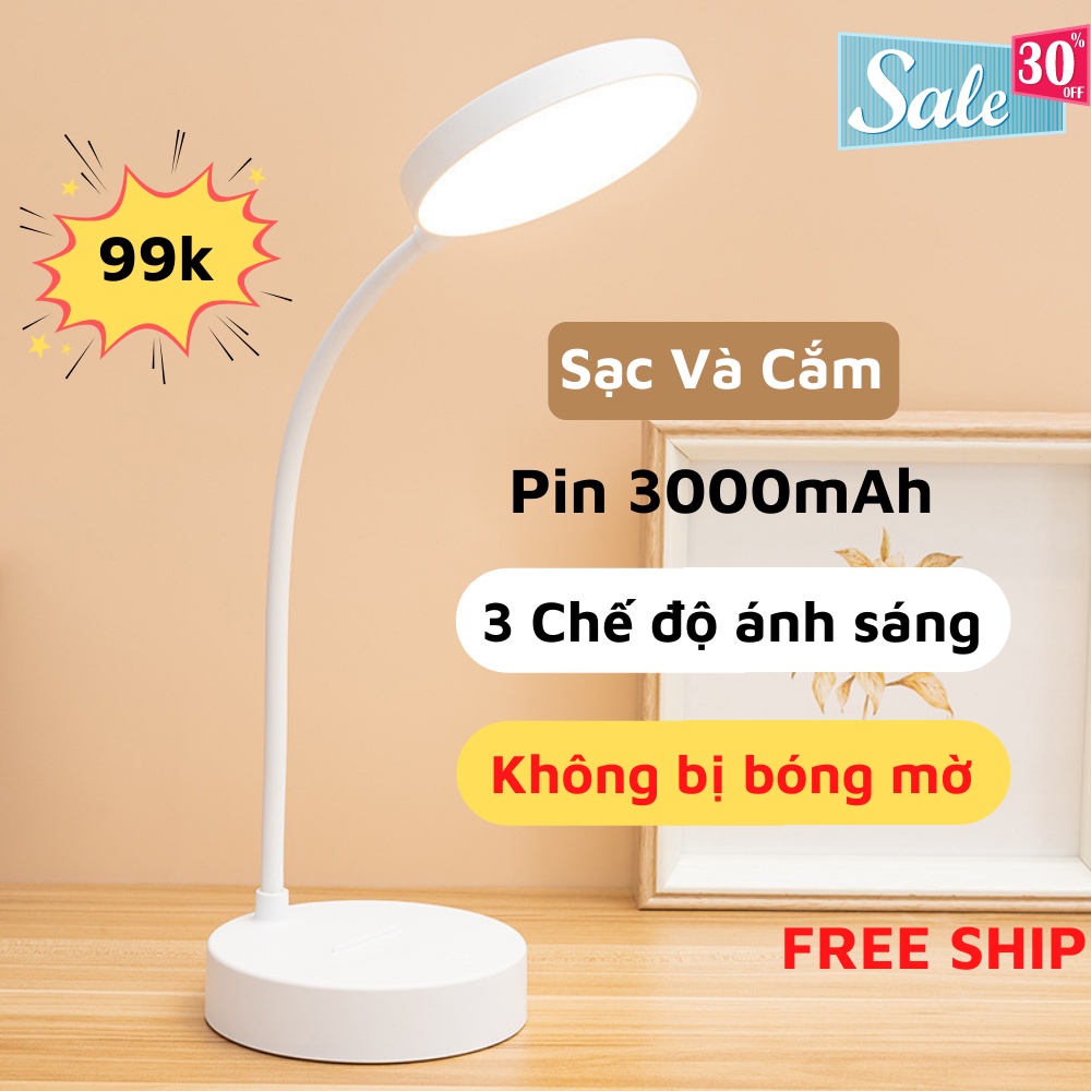 Đèn led để bàn học , đọc sách chống cận thị bảo vệ mắt ATILA SHIOP