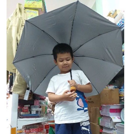 Ô Gấp Ngắn Kẻ Caro Che Mưa Cao Cấp