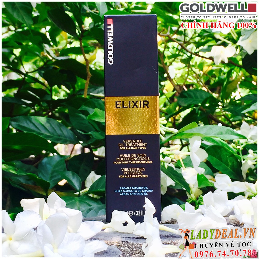 TINH DẦU DƯỠNG TÓC CAO CẤP GOLDWELL ELIXIR ARGAN TAMANU CỦA ĐỨC 100ML