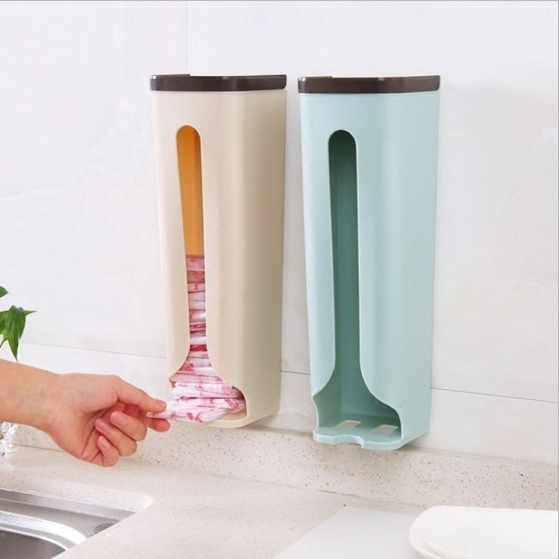 Hộp nhựa đựng túi nilon ,túi rác gắn tường tiện lợi