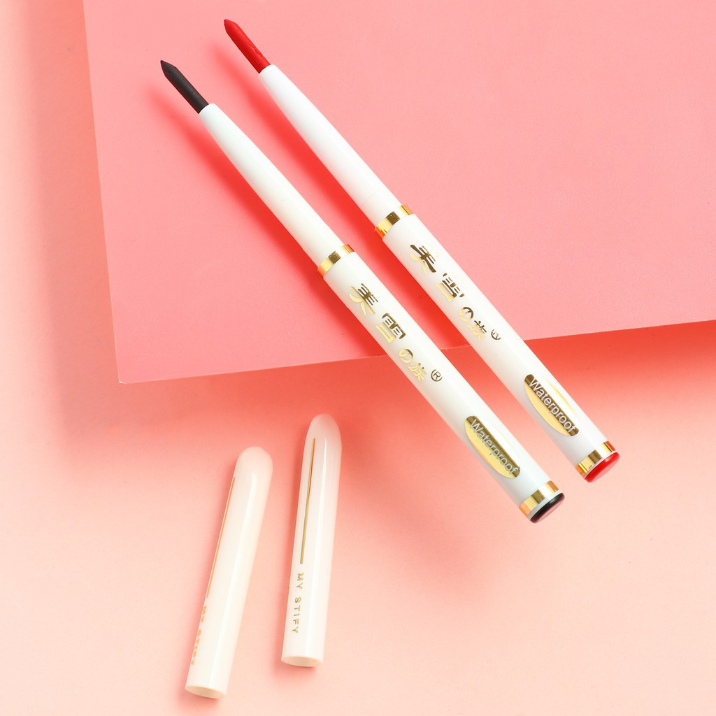 [Hàng mới về] Chì kẻ viền môi chống nước nhiều màu sắc thời trang