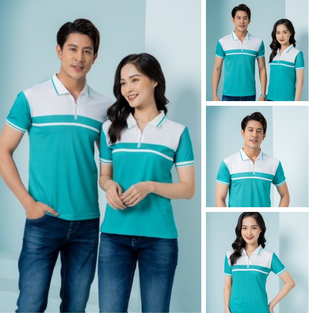 Áo Phông Nam / Nữ Polo Tay Ngắn Phong Cách Thời Trang chất liệu cotton cao cấp hàng sẵn kèm video
