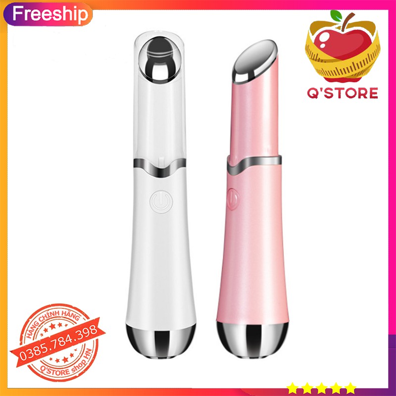 Máy Massage Mắt ❤️Mẫu Mới❤️ Sóng Siêu Âm Với Nhiệt Và Chế Độ Rung Giúp Giảm Quầng Thâm Bọng Mắt Mỏi Mắt