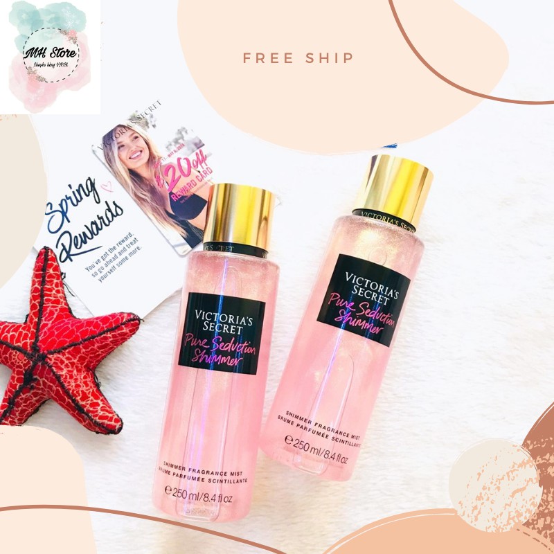 🌸 Xịt Thơm Body mist Victoria ’s Secret (250ml) 🌸🌸Aqua Kiss, Love Spell, Velvet Petals, Amber | BigBuy360 - bigbuy360.vn