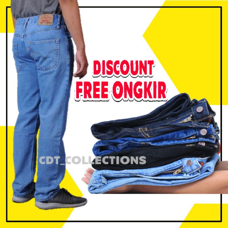 Quần Jean Dài Levis 505 Chính Hãng Thiết Kế Cá Tính Cho Nam