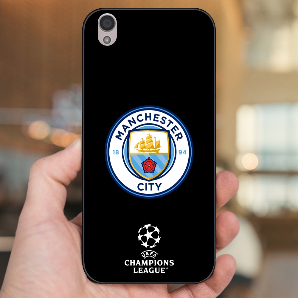 Ốp lưng Oppo A37 Neo 9, F1 Plus viền đen in hình Manchester City MC