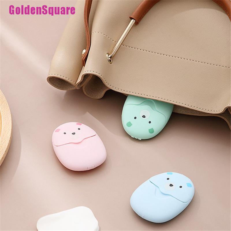 Xà Phòng Giấy Mini Dùng Một Lần Thiết Kế Dễ Thương Tiện Dụng
