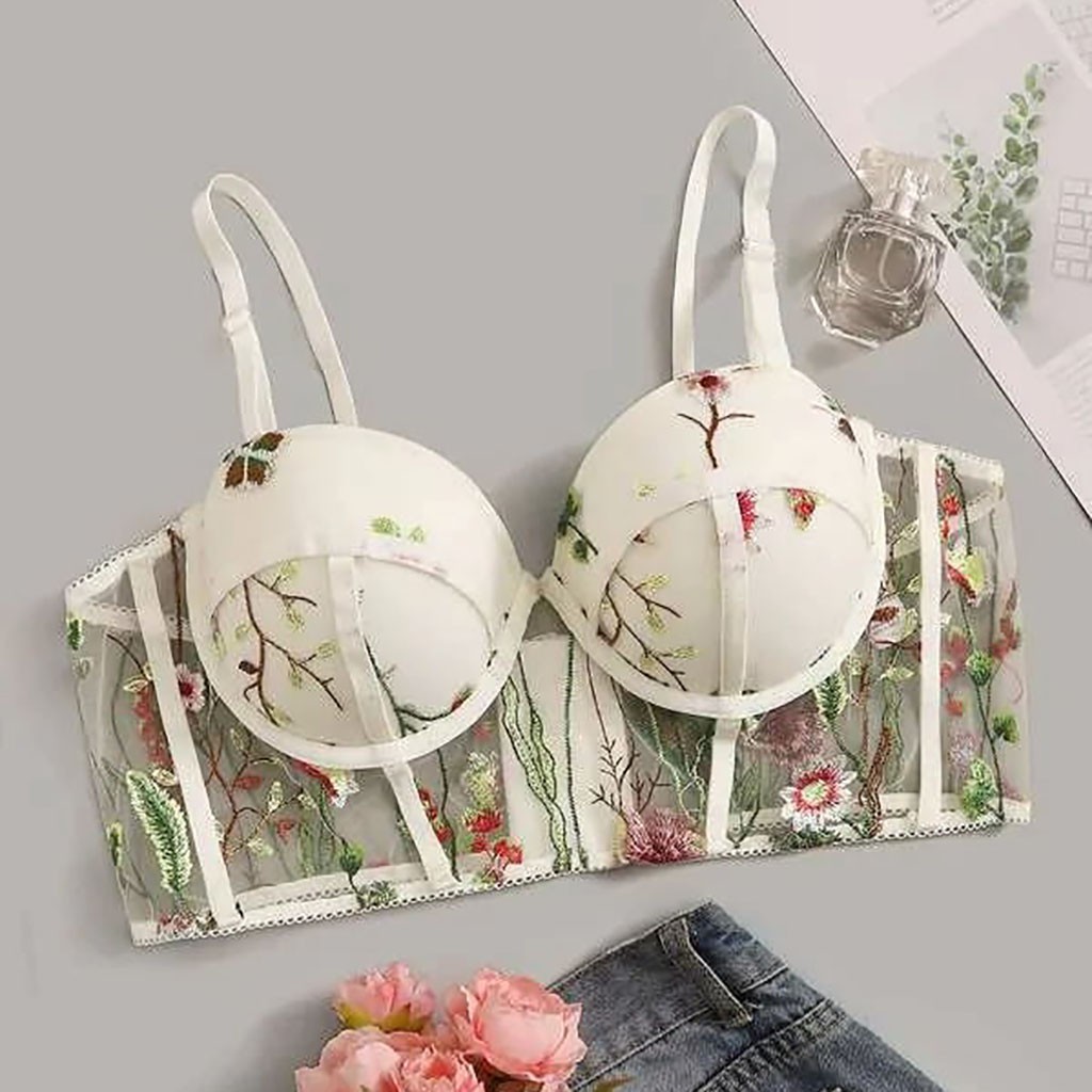 👕D e n i s e s👕Áo Lót Hai Dây Phối Ren Quyến Rũ Dành Cho Nữ