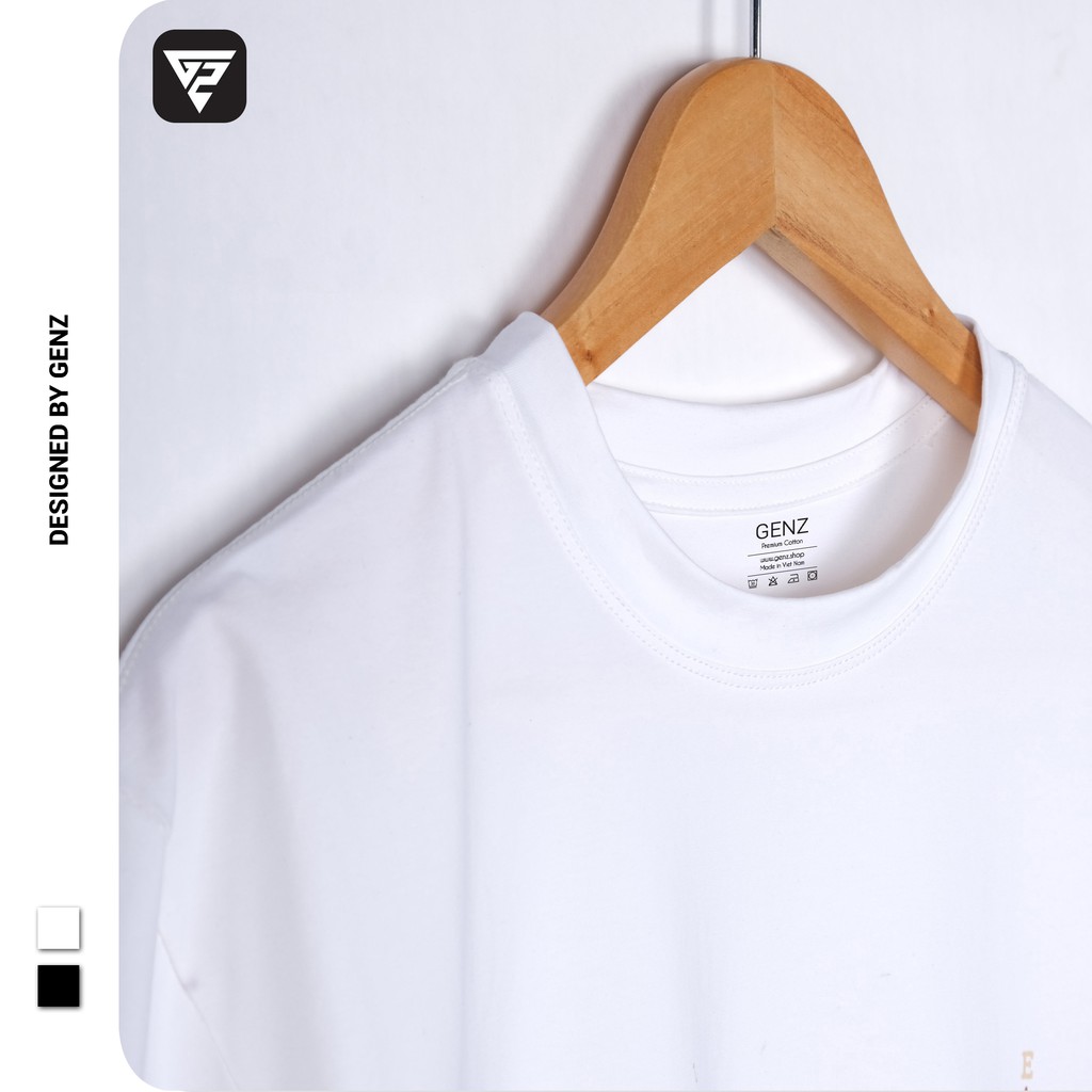 Áo thun tay lỡ GENZ phông Unisex nam nữ Cotton oversize form rộng Hello World | BigBuy360 - bigbuy360.vn