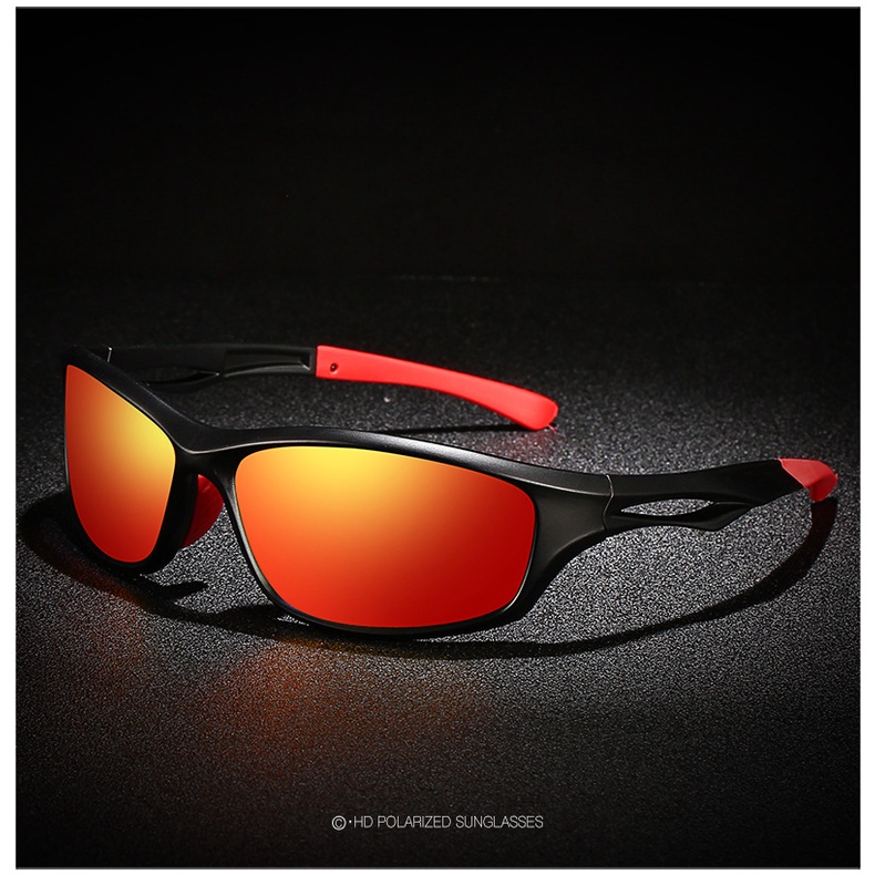 Nam nữ Kính râm thể thao phân cực dành cho người lái xe Ô tô Kính nhìn ban đêm Chống lóa Kính râm lái xe phân cực