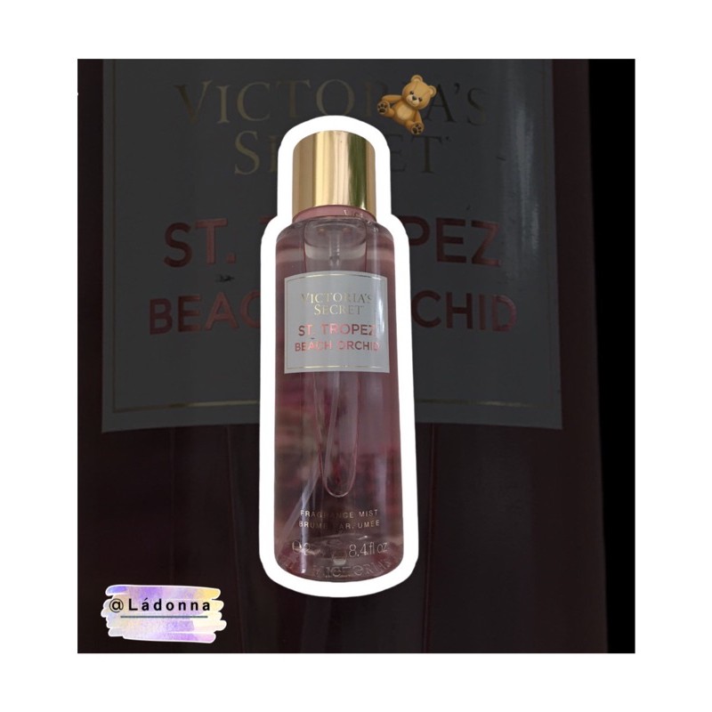 Xịt thơm dưỡng thể toàn thân Bodymist ST.Tropez Beach Orchid- Victoria's Secret