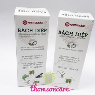Dầu gội và Dầu xả Bách diệp từ thảo dược, ngăn rụng tóc